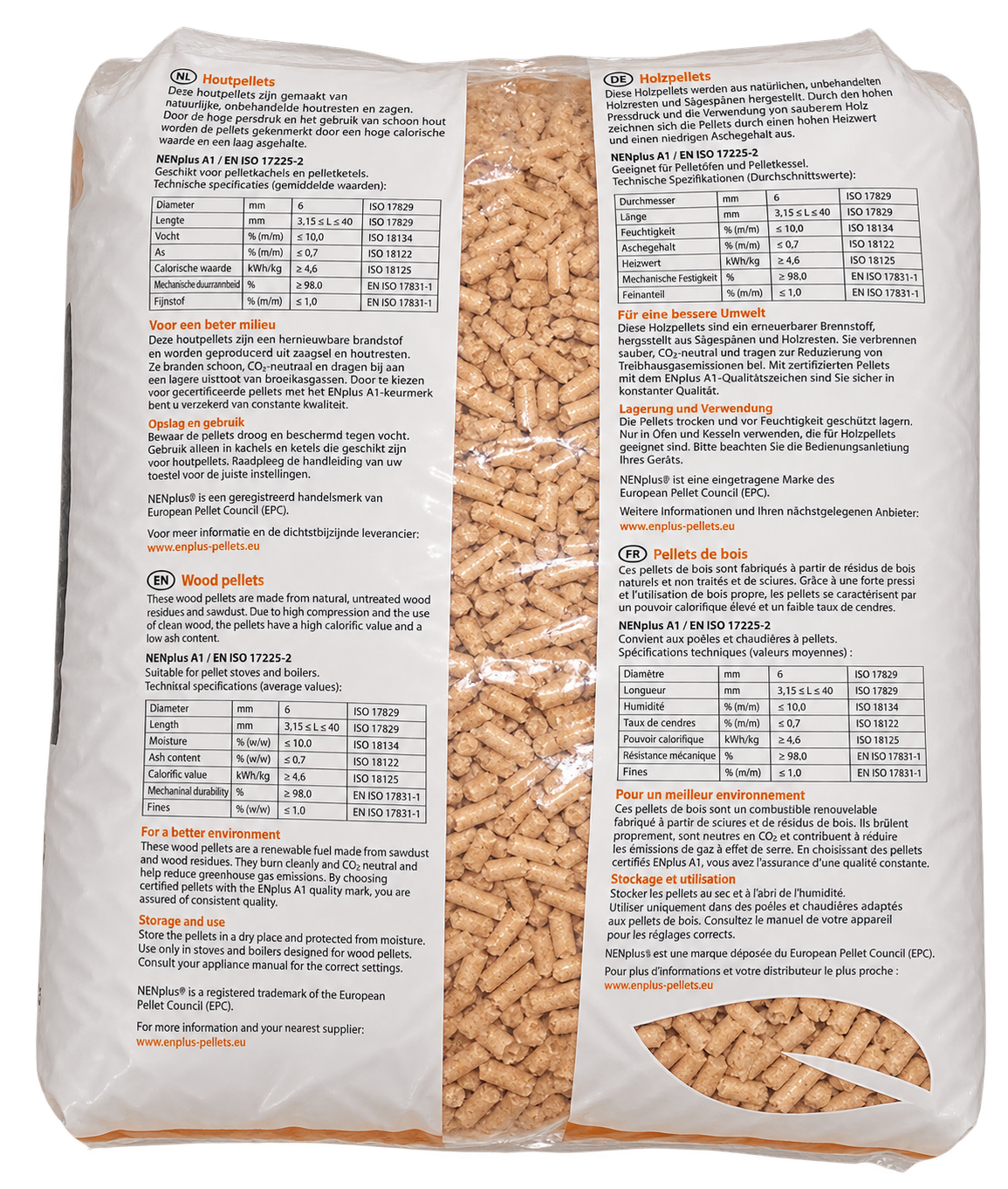 Agri Select Houtpellets - 10 Kilogram - 1 zak