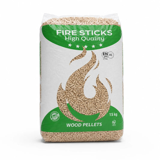 Fire sticks pellets - 15kg - 1 zak